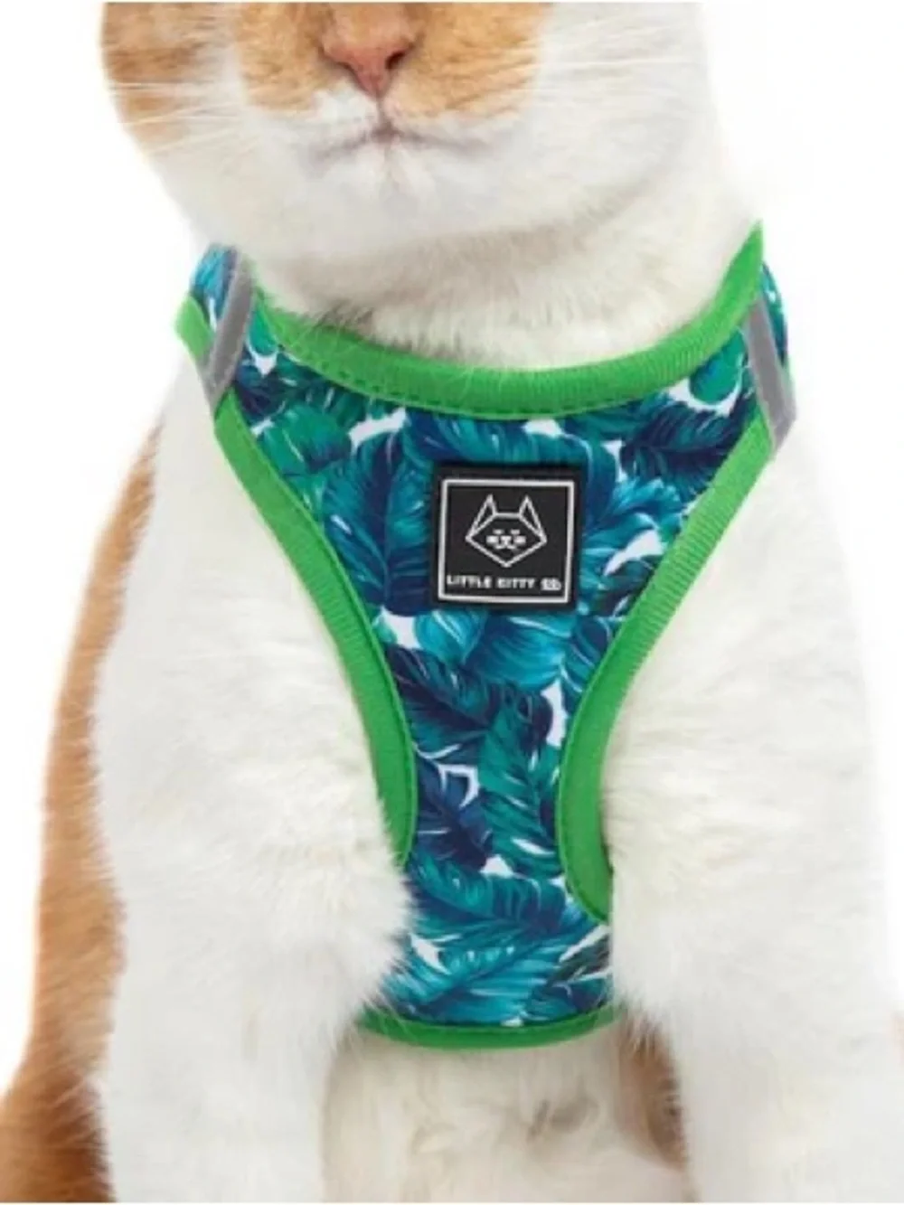 LITTLE KITTY CO. CAT STEP-IN HARNESS VACAY PALMS
